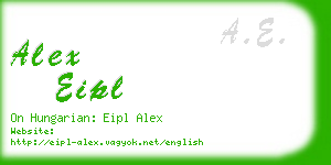 alex eipl business card